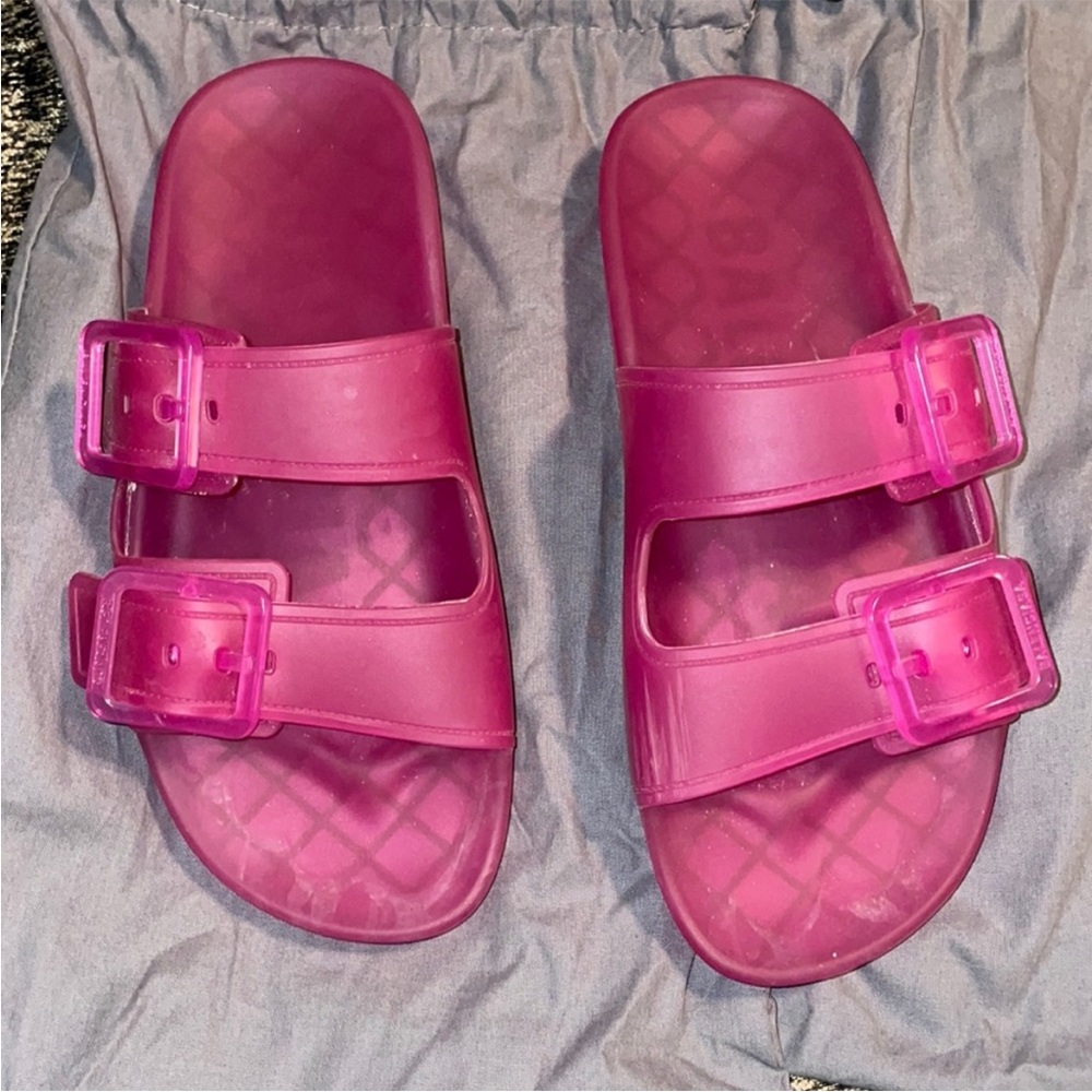 Balenciaga Pink Slide Sandals